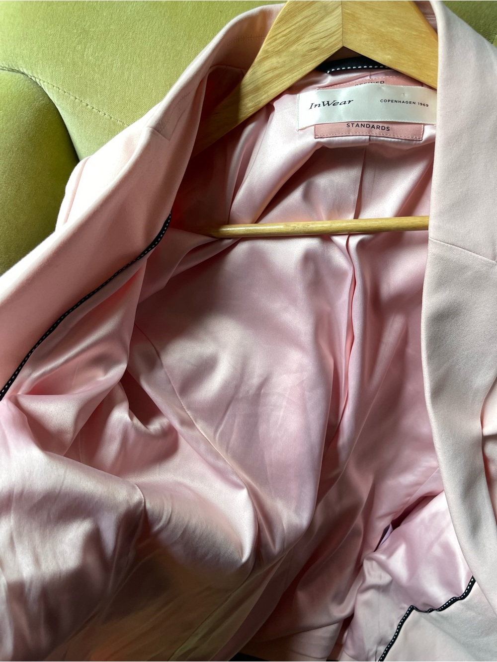 InWear 1969 Light Pink Single-Button Tailored Blazer - Picture 9 of 10